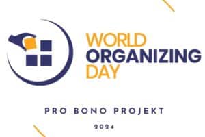 Logo des World Organizing Day Pro Bono Projekts 2024